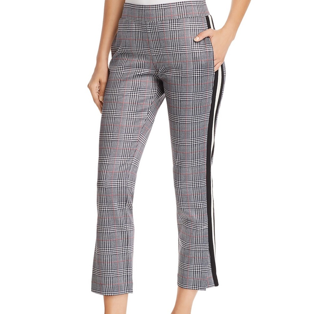 Pam and Gela Plaid Houndstooth Track Pants Small